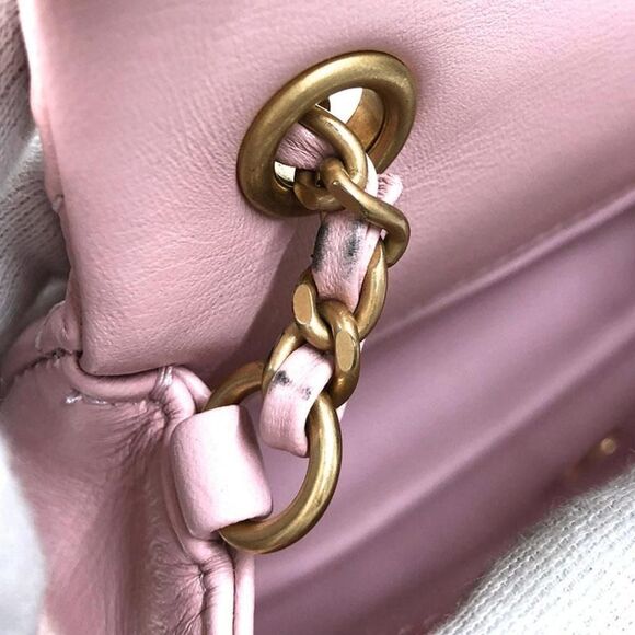 Chanel Mini Matelasse Heart Charm Chain Shoulder Bag Lambskin Pink Gold Hardware - Picture 7 of 9